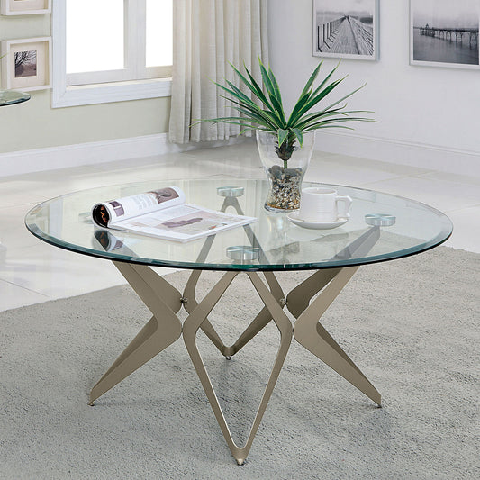 Furniture of America - Alvise Coffee Table in Champagne - CM4377C-TABLE View 1