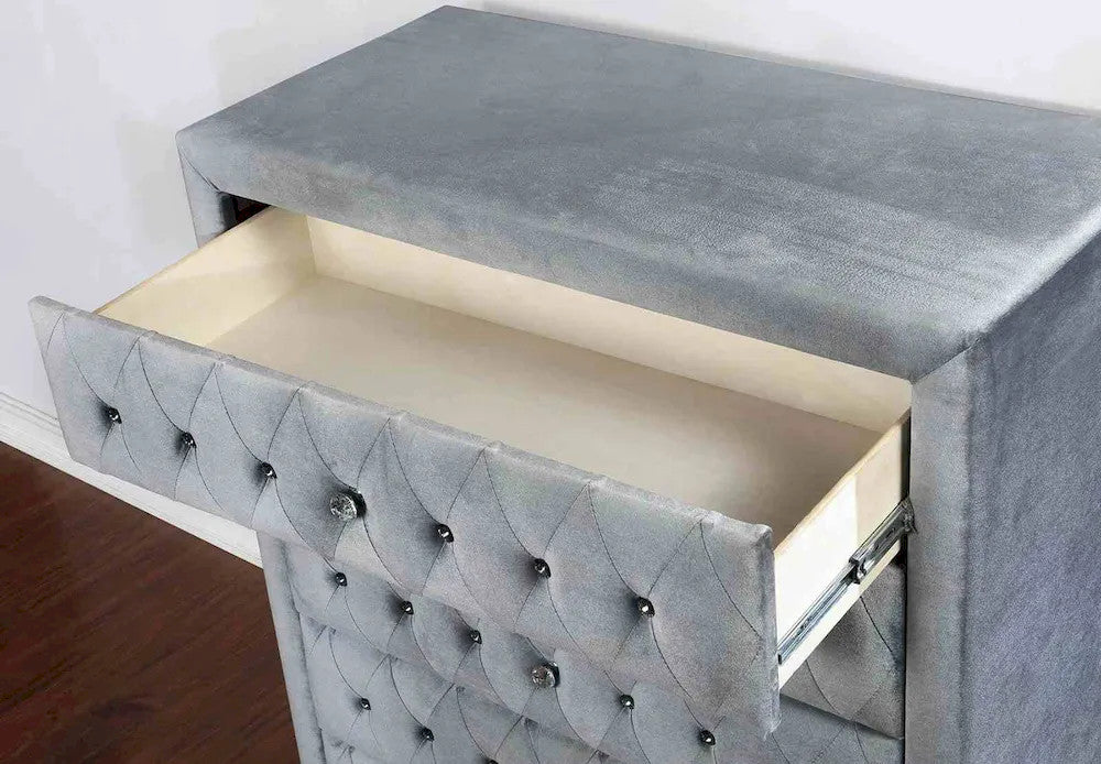 Furniture of America - Alzir - Chest, Gray - FM7150GY-C view 2