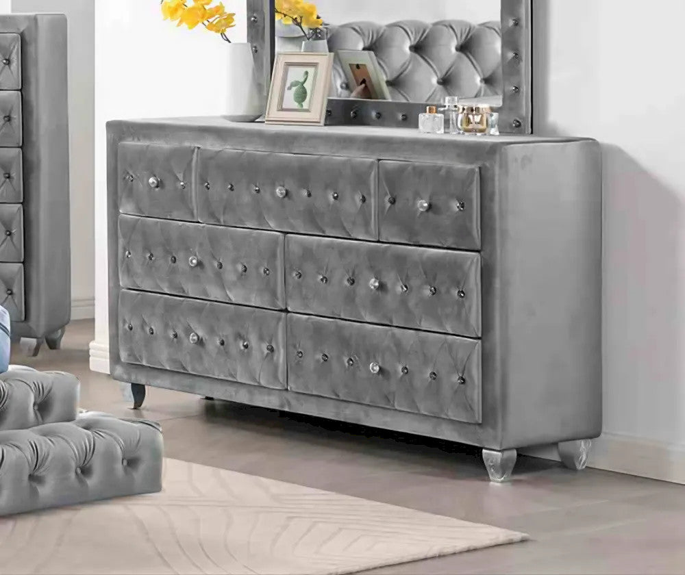 Furniture of America - Alzir - Dresser, Gray - FM7150GY-D view 1