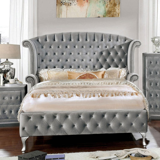 Furniture of America - Alzir Queen Bed in Gray - CM7150Q-BED View 1