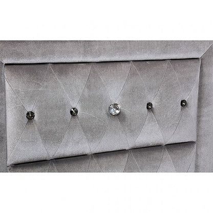 Furniture of America - Alzire Nightstand in Gray - FM7150GY-N View 2