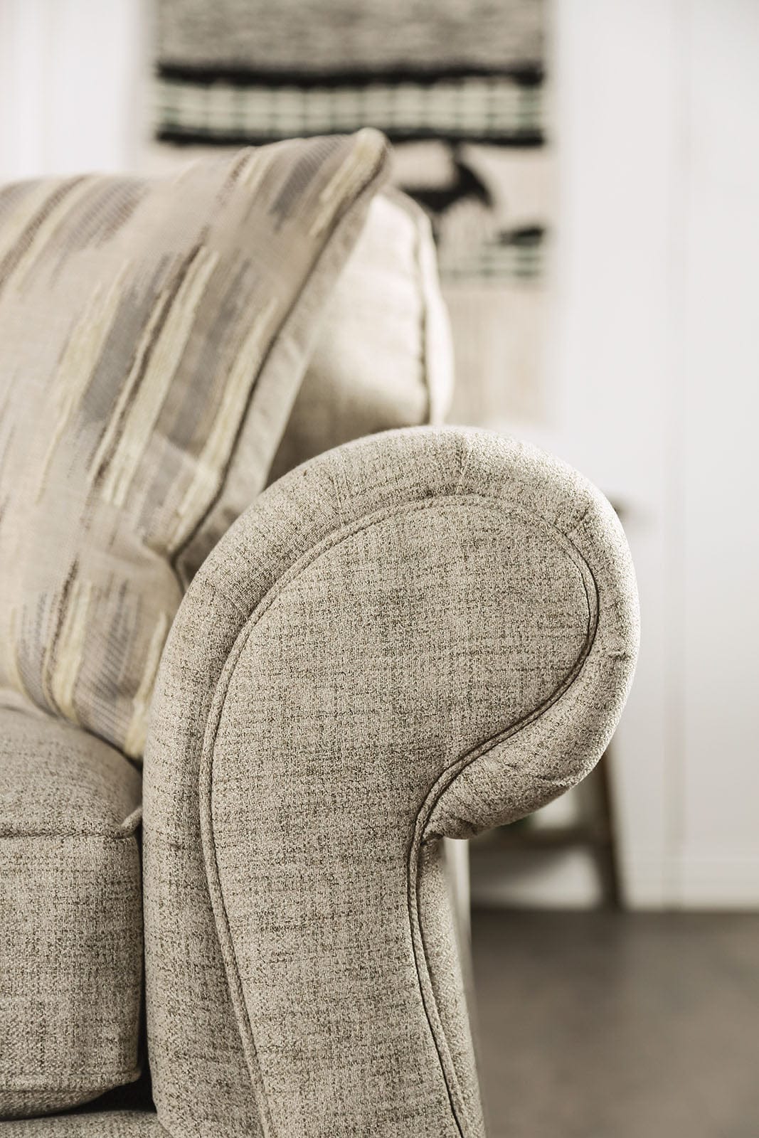 Furniture of America - Amaya Sofa + Loveseat in Cream - SM5411-2PC View 4