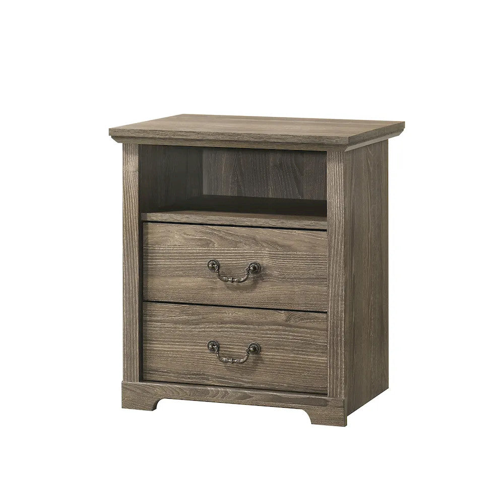 Furniture of America - Amble - Nightstand(2/PK) - Dark Gray - SL7200DG-N-2PK view 4