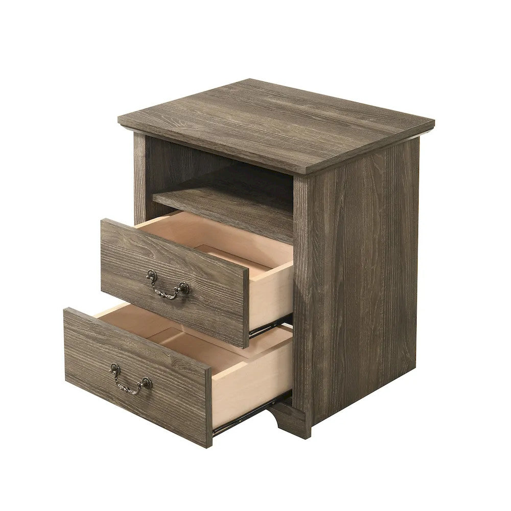 Furniture of America - Amble - Nightstand(2/PK) - Dark Gray - SL7200DG-N-2PK view 6