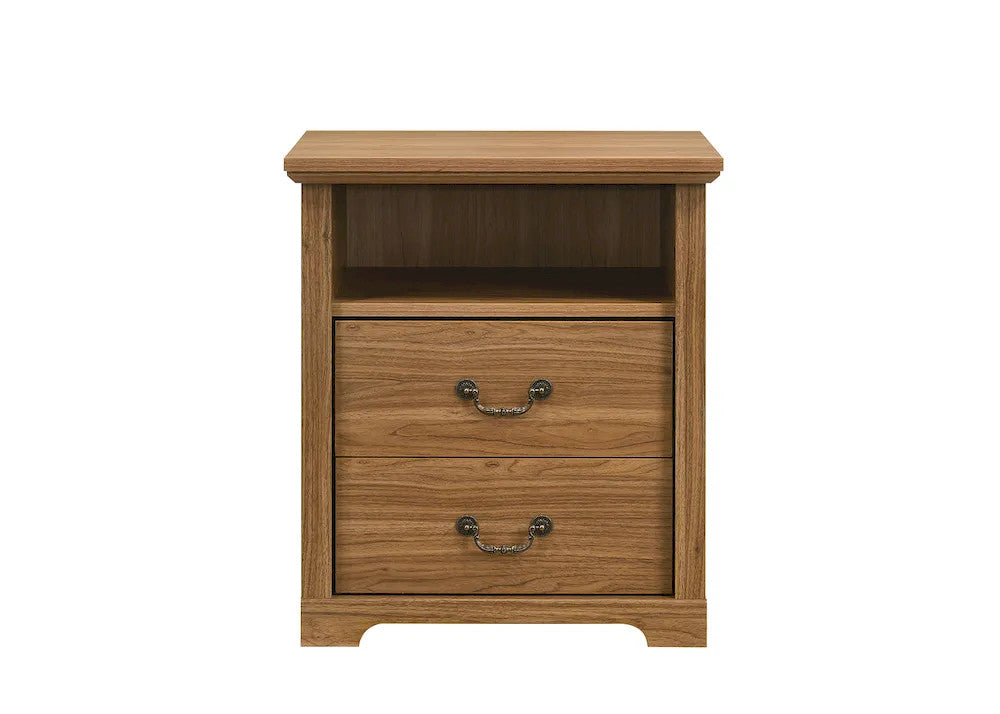 Furniture of America - Amble - Nightstand(2/PK) - Walnut - SL7200WN-N-2PK view 2