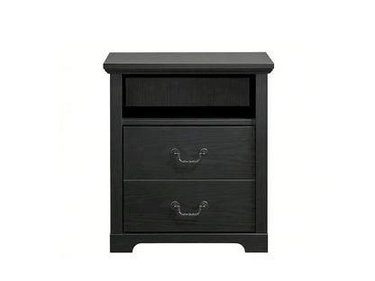 Furniture of America - Amble - Nightstand - Black - SL7200BK-N view 2