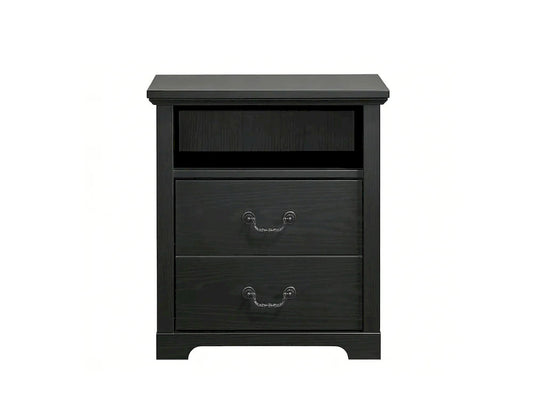 Furniture of America - Amble - Nightstand - Black - SL7200BK-N view 2