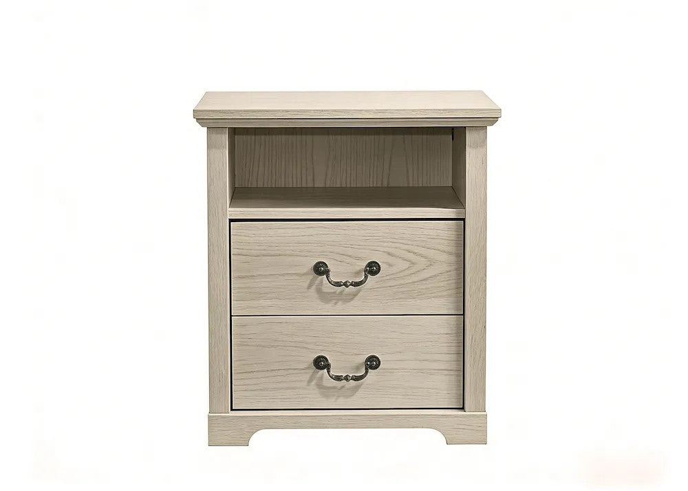 Furniture of America - Amble - Nightstand - Distressed Oak - SL7200AK-N view 2