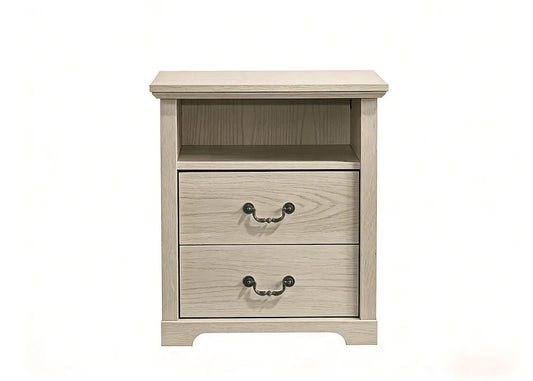 Furniture of America - Amble - Nightstand - Distressed Oak - SL7200AK-N view 2