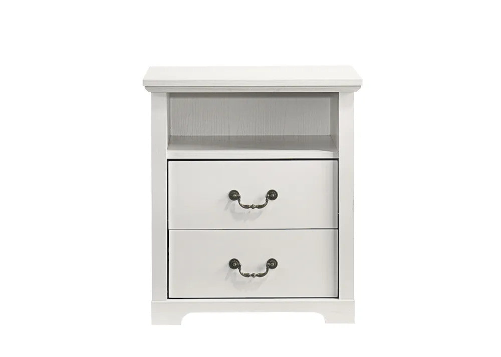 Furniture of America - Amble - Nightstand - White - SL7200WH-N view 2