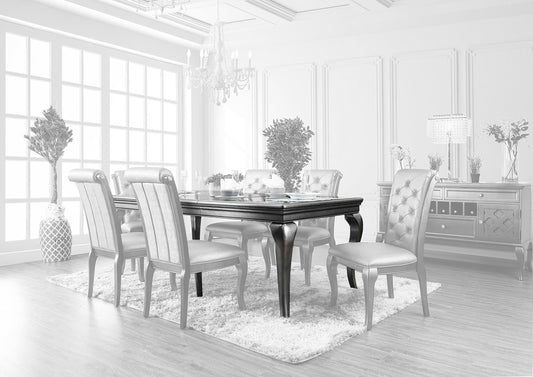Furniture of America - Amina Dining Table in Gray - CM3219GY-T View 1