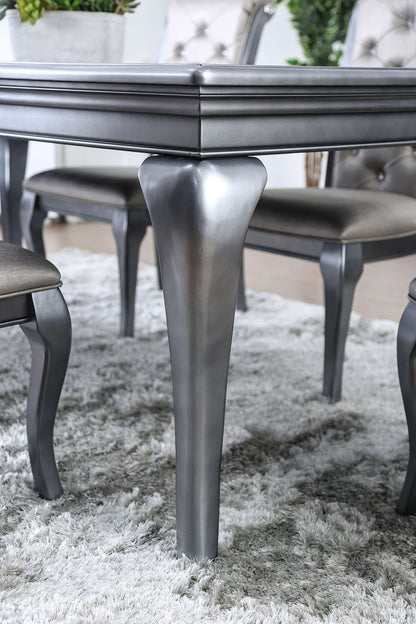 Furniture of America - Amina Dining Table in Gray - CM3219GY-T View 3
