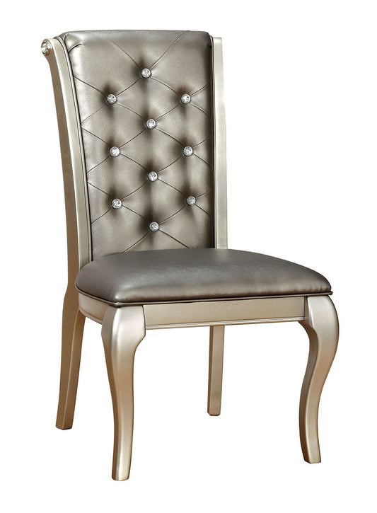 Furniture of America - Amina Side Chair Set of 2 in Champagne - CM3219SC-2PK View 1