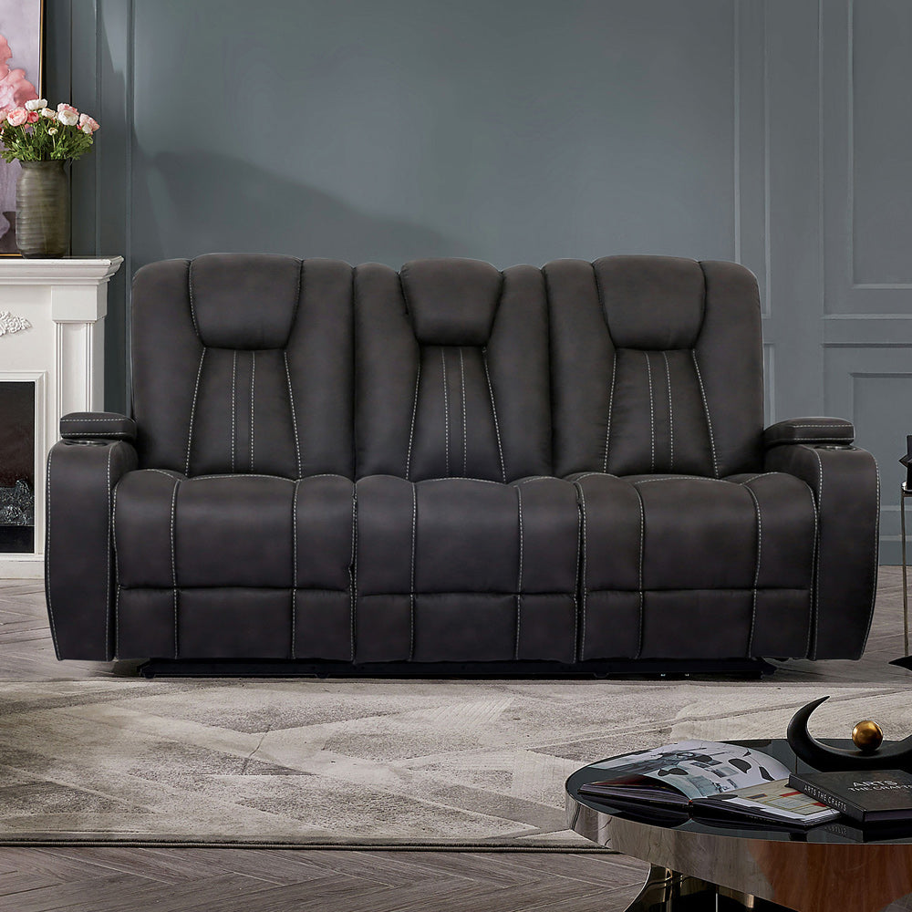 Furniture of America - Amirah Sofa in Dark Gray - CM9903-SF View 1