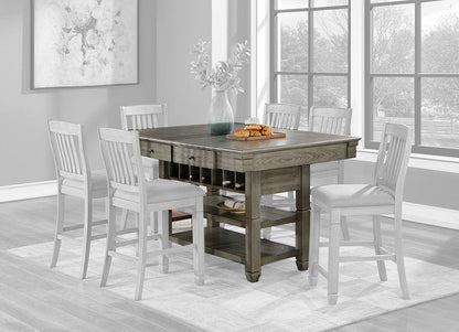 Furniture of America - Anaya Counter Ht. Table in Gray - CM3512GY-PT-TABLE View 1