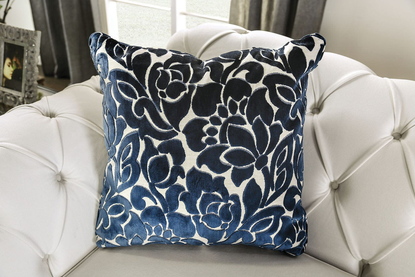 Furniture of America - Antoinette Sofa + Loveseat in White - SM2228-2PC View 3