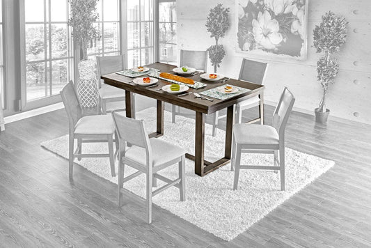 Furniture of America - Anton Counter Ht. Table in Gray - CM3986PT View 1
