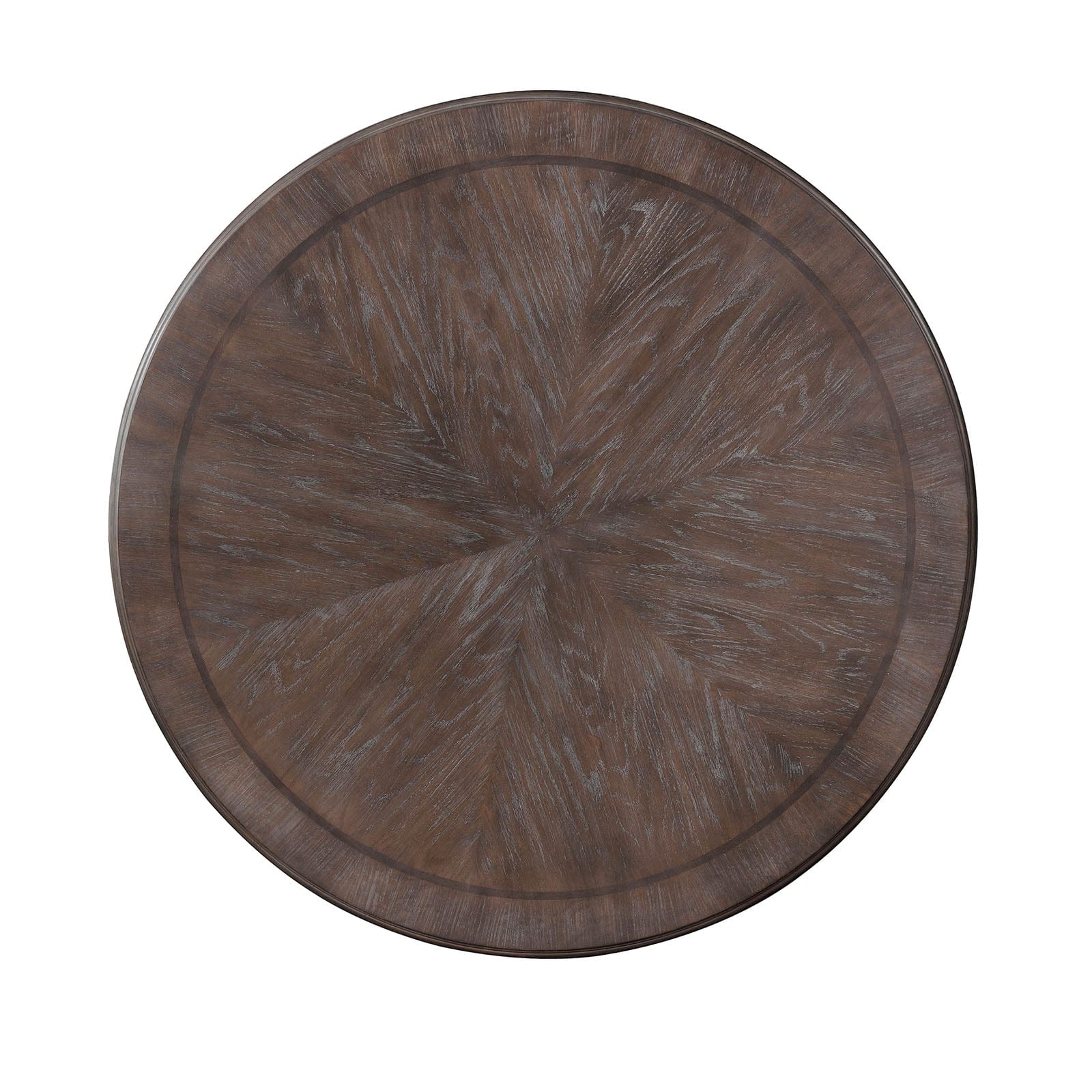 Furniture of America - Arcadia Round Dining Table in Rustic Natural Tone/Ivory - CM3150RT View 2
