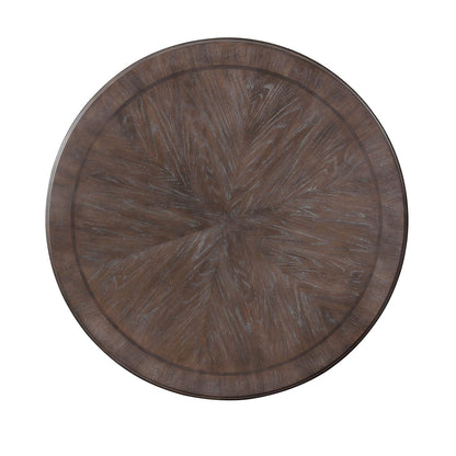Furniture of America - Arcadia Round Dining Table in Rustic Natural Tone/Ivory - CM3150RT View 2