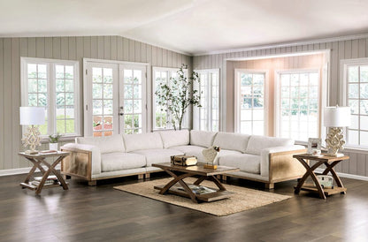 Furniture of America - Arendal Sectional in Beige/Natural - CM9984-SECT View 1