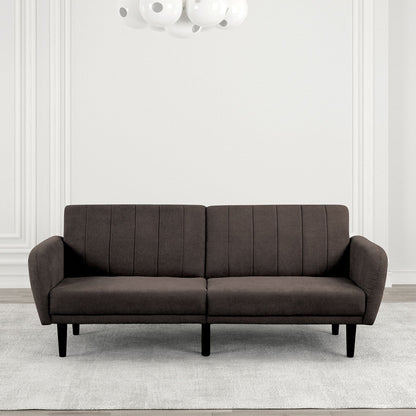 Furniture of America - Aristide Futon Sofa in Brown - FM2900BR View 2