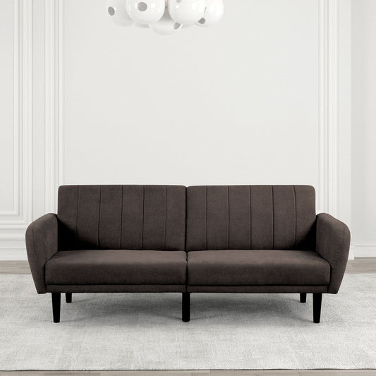 Furniture of America - Aristide Futon Sofa in Brown - FM2900BR View 2