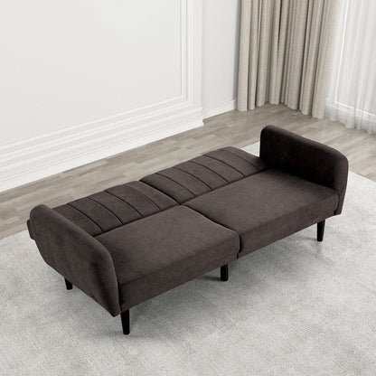 Furniture of America - Aristide Futon Sofa in Brown - FM2900BR View 3