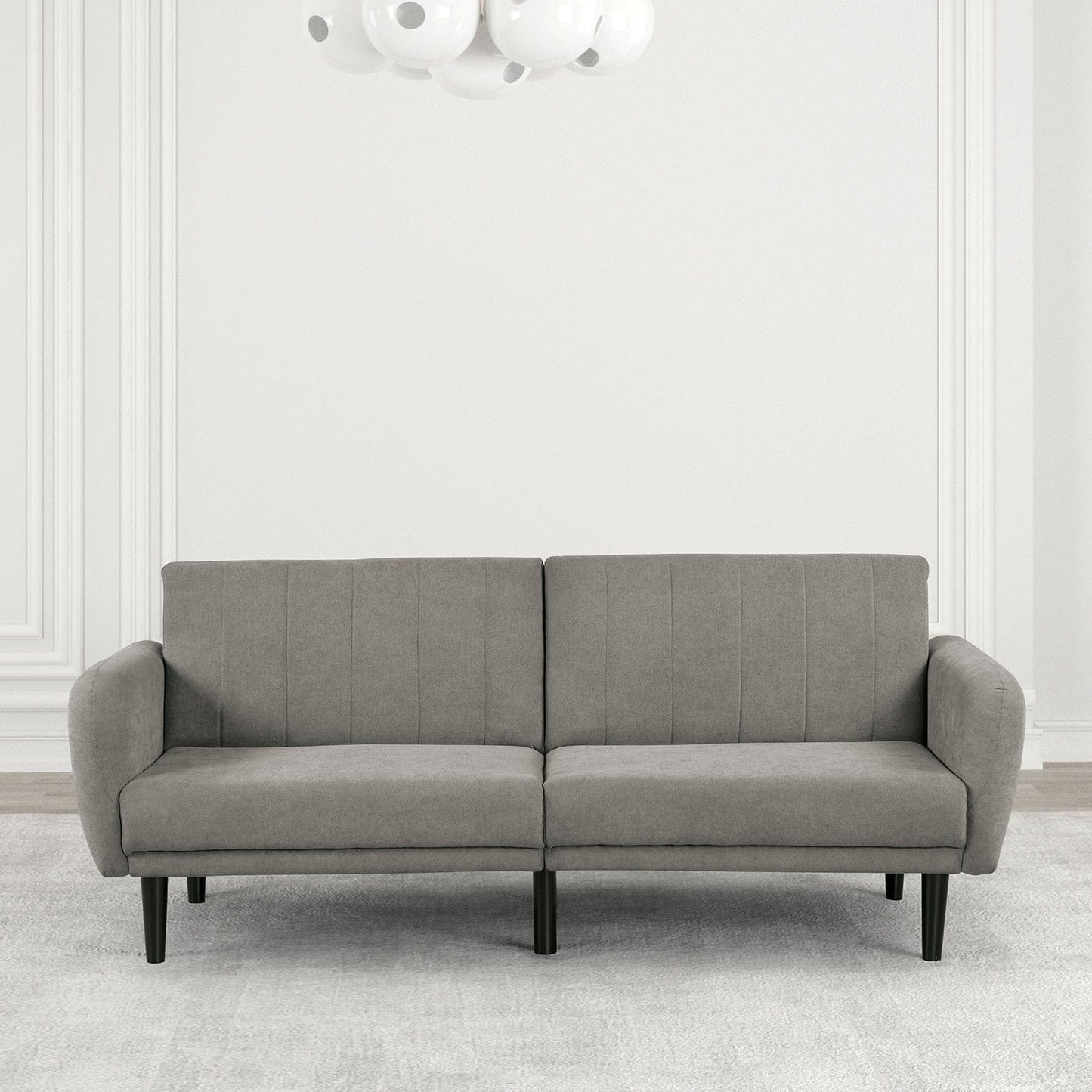 Furniture of America - Aristide Futon Sofa in Gray - FM2900GY View 2