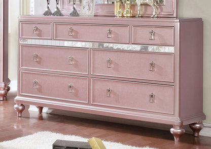 Furniture of America - Ariston Dresser in Rose Gold - CM7170RG-D View 1