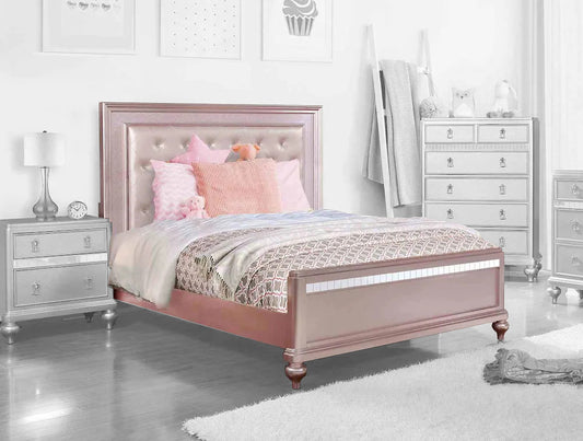 Furniture of America - Ariston - Full Bed - Rose Gold - CM7170RG-F-BED view 1