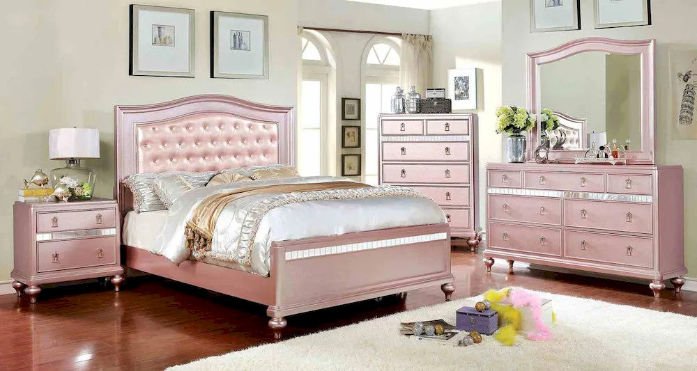 Furniture of America - Ariston - Full Bed - Rose Gold - CM7171RG-F-BED view 2