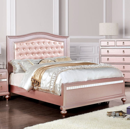 Furniture of America - Ariston Twin Bed in Rose Gold - CM7171RG-T-BED View 1