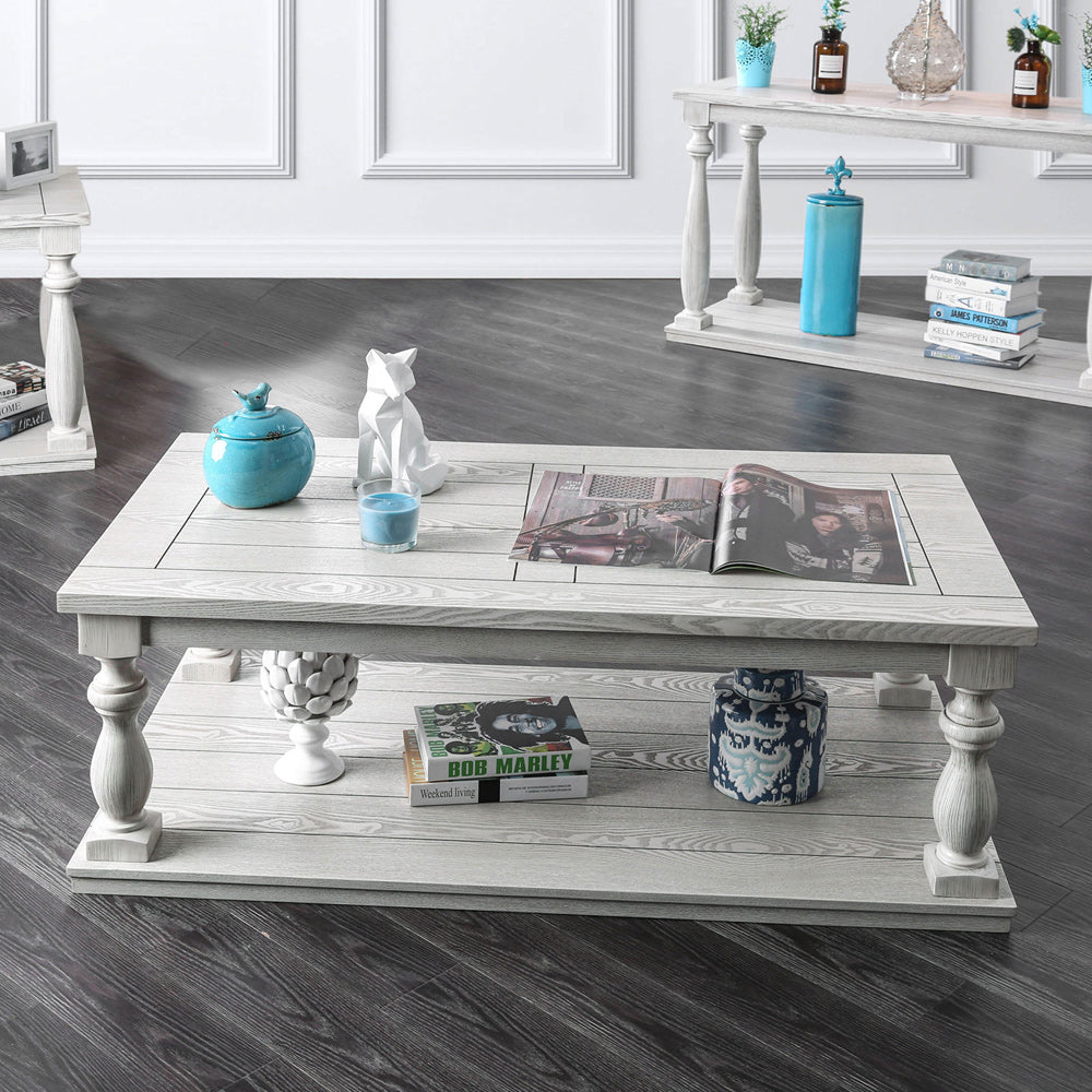 Furniture of America - Arlington Coffee Table in Antique White - CM4520C View 1