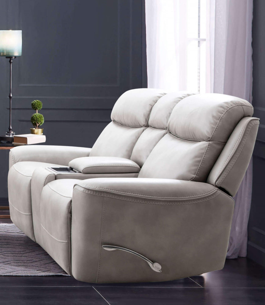 Furniture of America - Artemia Power Loveseat in Light Taupe - CM9922FG-LV-PM-PK View 1