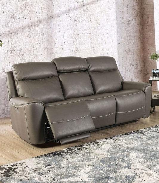 Furniture of America - Artemia Power Sofa in Gray - CM9922GY-SF-PM View 1