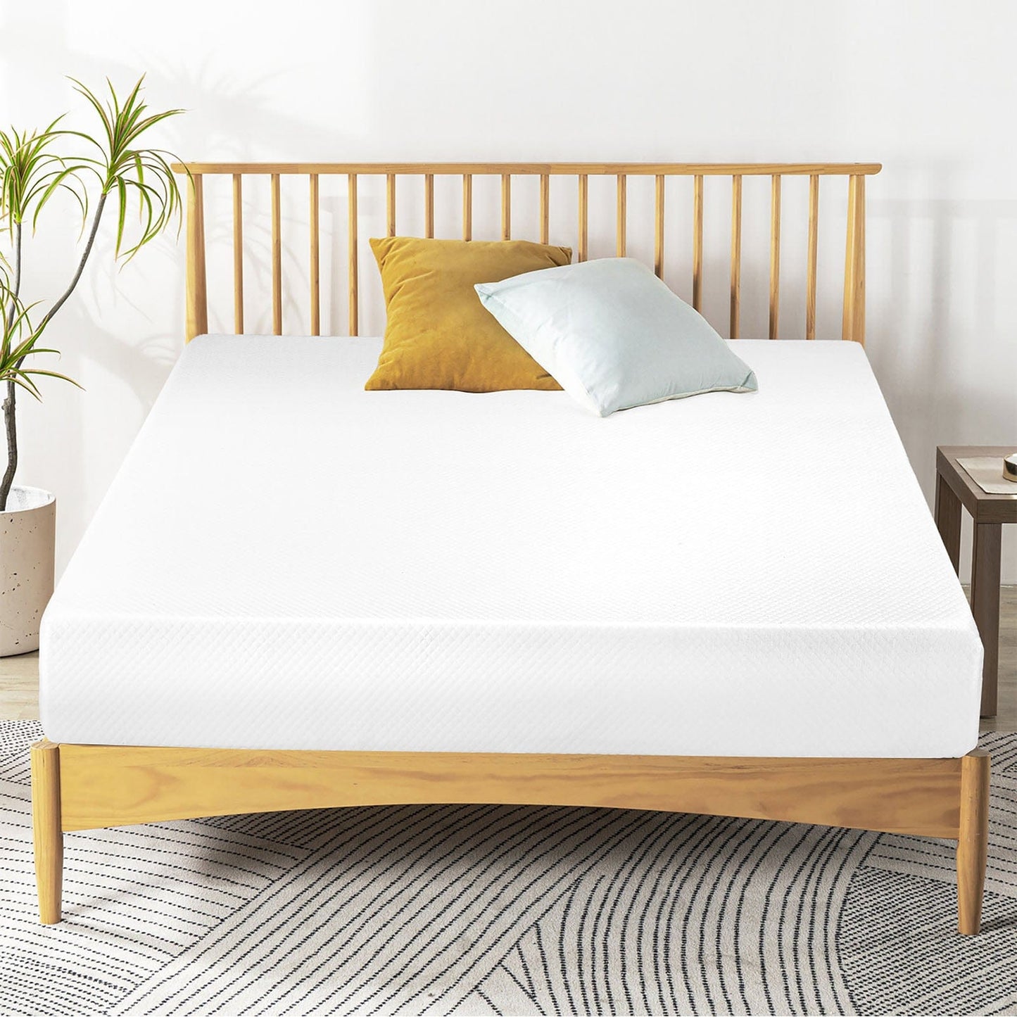 Furniture of America - Artemisia 12" Full Memory Foam Mattress (Roll-In-Box) in White - DM540-F View 3