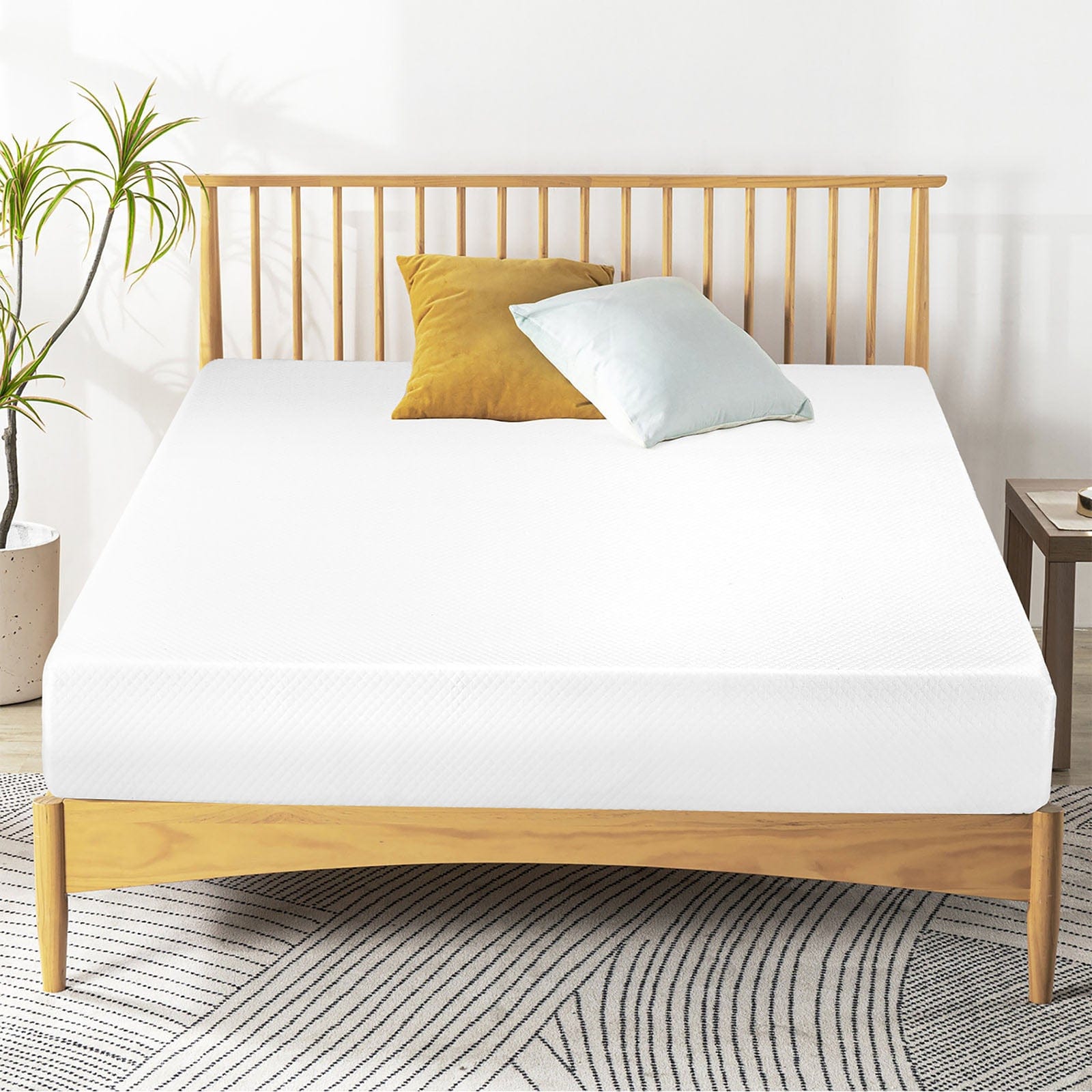 Furniture of America - Artemisia 12" Full Memory Foam Mattress (Roll-In-Box) in White - DM540-F View 3