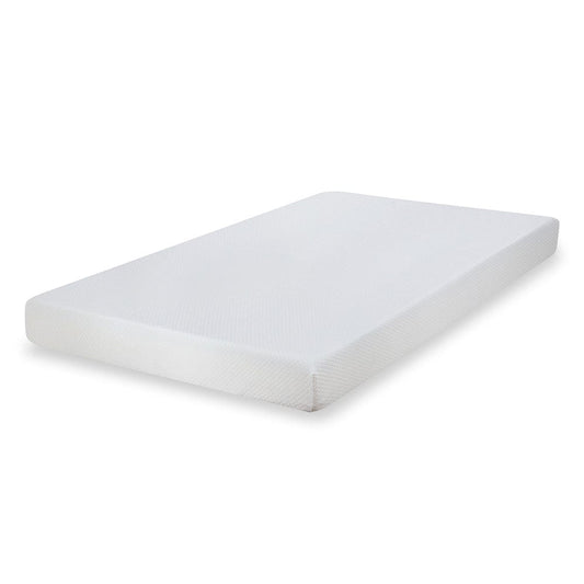 Furniture of America - Artemisia 6" Twin Memory Foam Mattress (Roll-In-Box) in White - DM510-T View 1