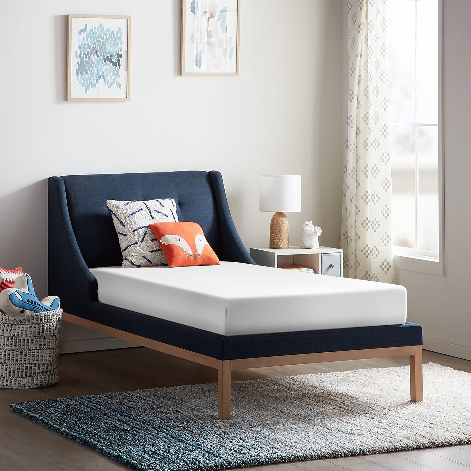 Furniture of America - Artemisia 6" Twin XL Memory Foam Mattress (Roll-In-Box) in White - DM510-TXL View 3