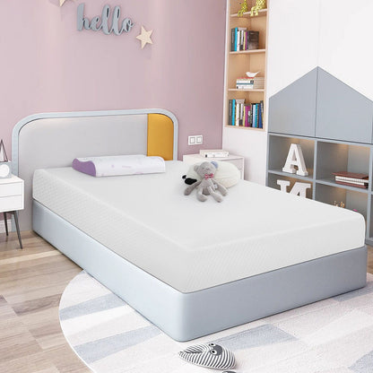 Furniture of America - Artemisia 8" Full Memory Foam Mattress (Roll-In-Box) in White - DM520-F View 3