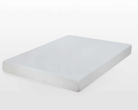 Furniture of America - Artemisia 8" Queen Memory Foam Mattress (Roll-In-Box) in White - DM520-Q View 1