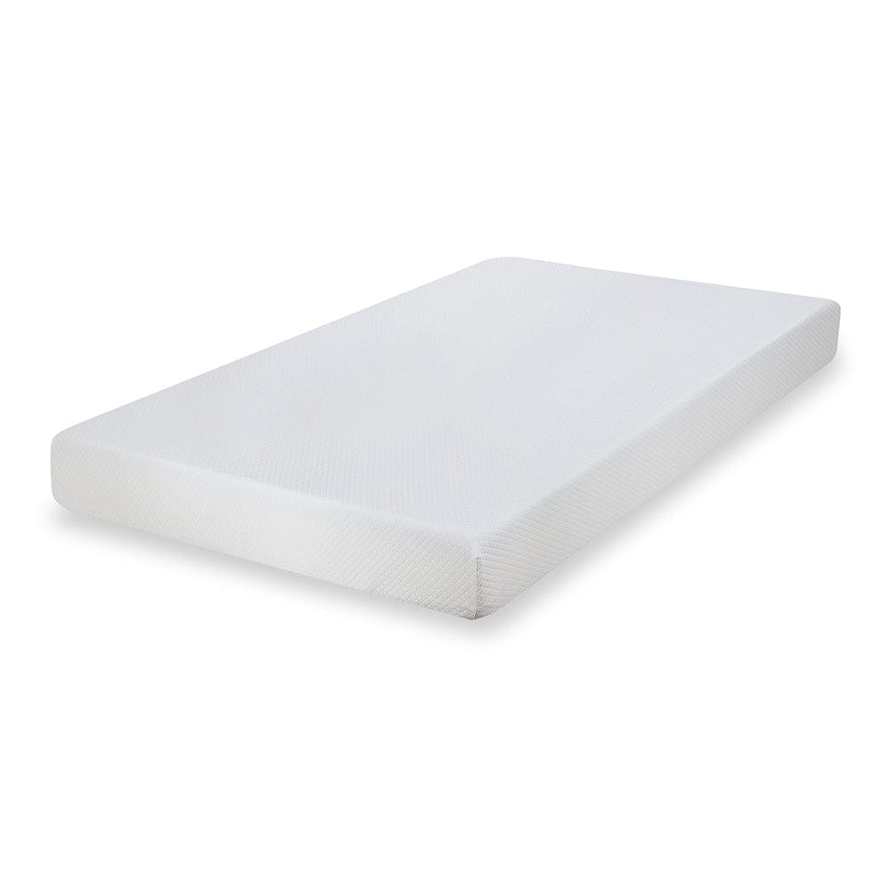 Furniture of America - Artemisia 8" Twin Memory Foam Mattress (Roll-In-Box) in White - DM520-T View 1