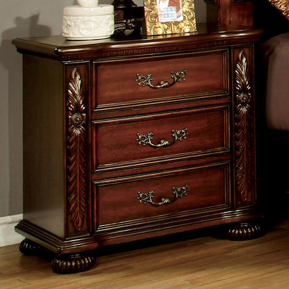 Furniture of America - Arthur Nightstand in Brown Cherry - CM7587N View 1