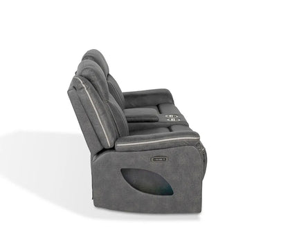 Furniture of America - Arturus - Power Loveseat - Dark Gray - NX6061DG-LV-PM view 6