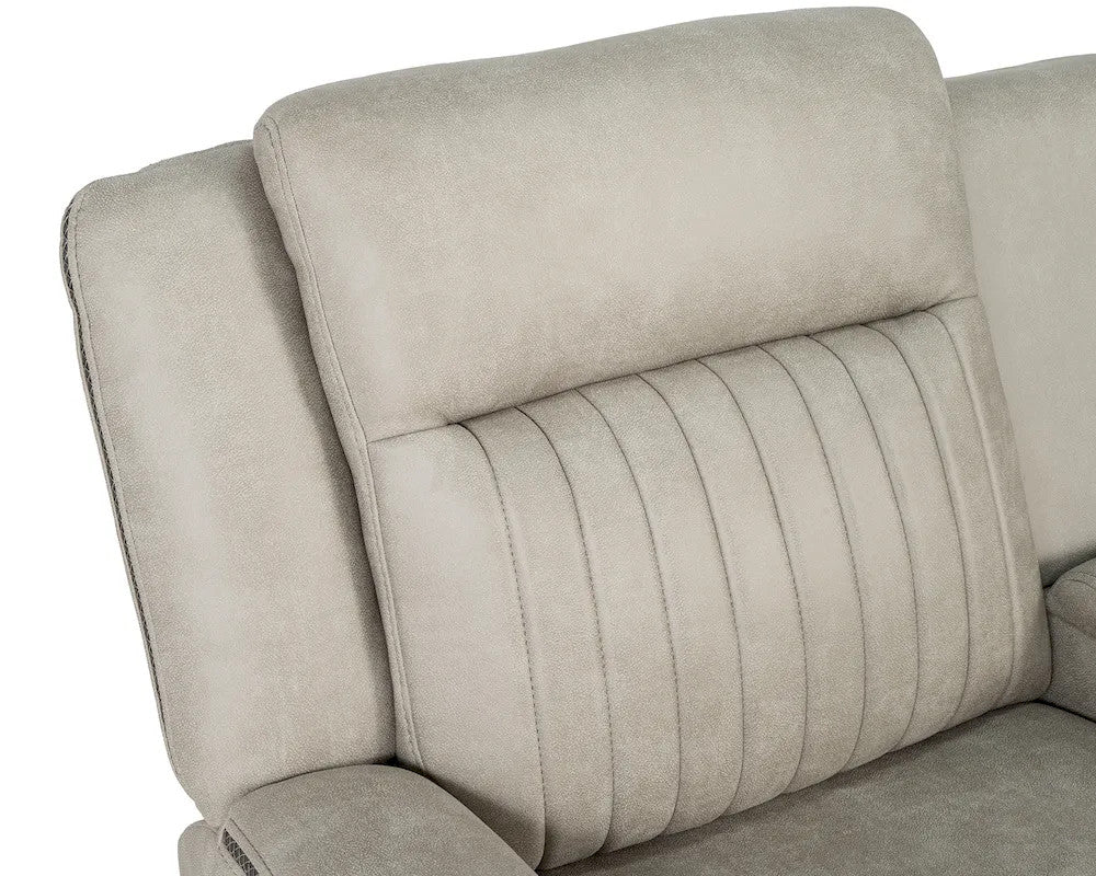 Furniture of America - Arturus - Power Loveseat - Light Brown - NX6061LB-LV-PM view 7