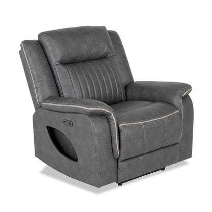 Furniture of America - Arturus - Power Recliner - Light Brown - NX6061DG-CH-PM view 2