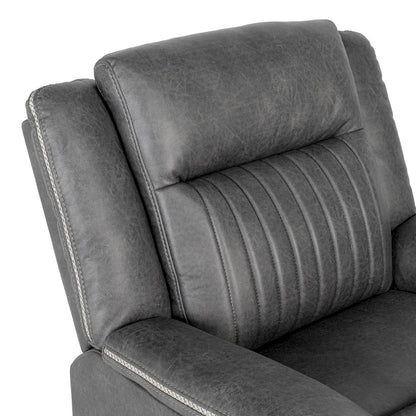 Furniture of America - Arturus - Power Recliner - Light Brown - NX6061DG-CH-PM view 5