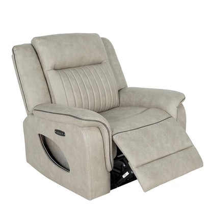 Furniture of America - Arturus - Power Recliner - Light Brown - NX6061LB-CH-PM view 3