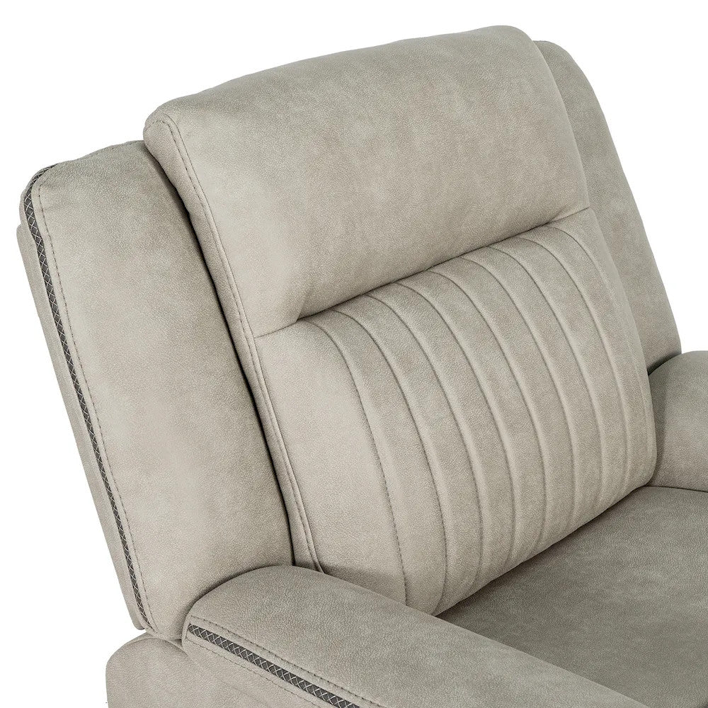 Furniture of America - Arturus - Power Recliner - Light Brown - NX6061LB-CH-PM view 9