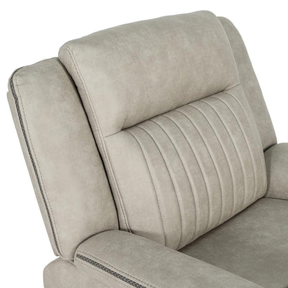 Furniture of America - Arturus - Power Recliner - Light Brown - NX6061LB-CH-PM view 9